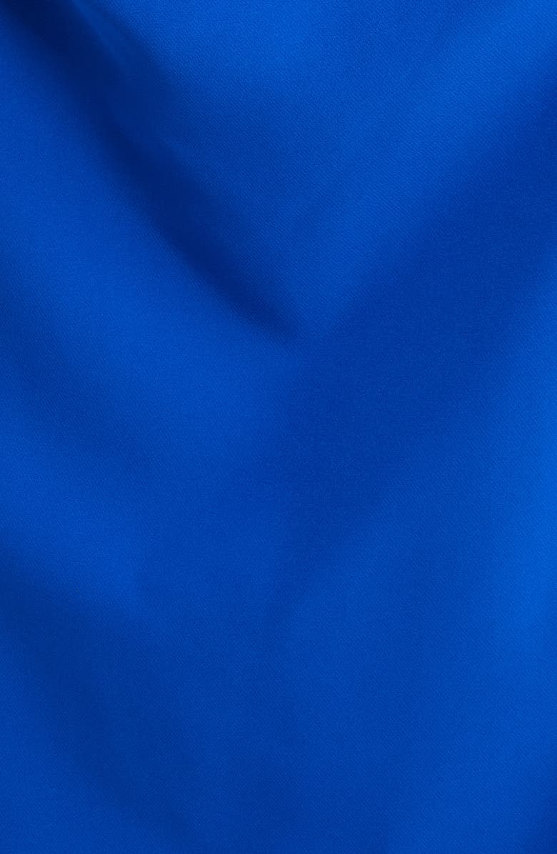 Vince Camuto Laguna Pleated Off the Shoulder Gown, Alternate, color, Cobalt