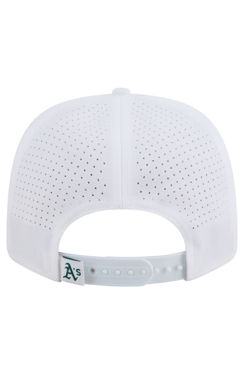 New Era Men's New Era White Athletics COOLERA 9SEVENTY Adjustable Hat, Alternate, color, White