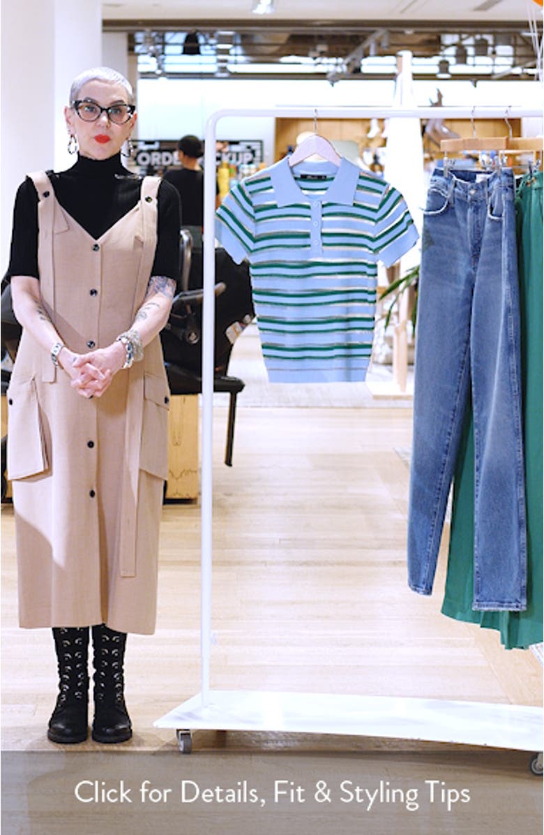 Levanzo Stripe Knit Polo, sales video thumbnail