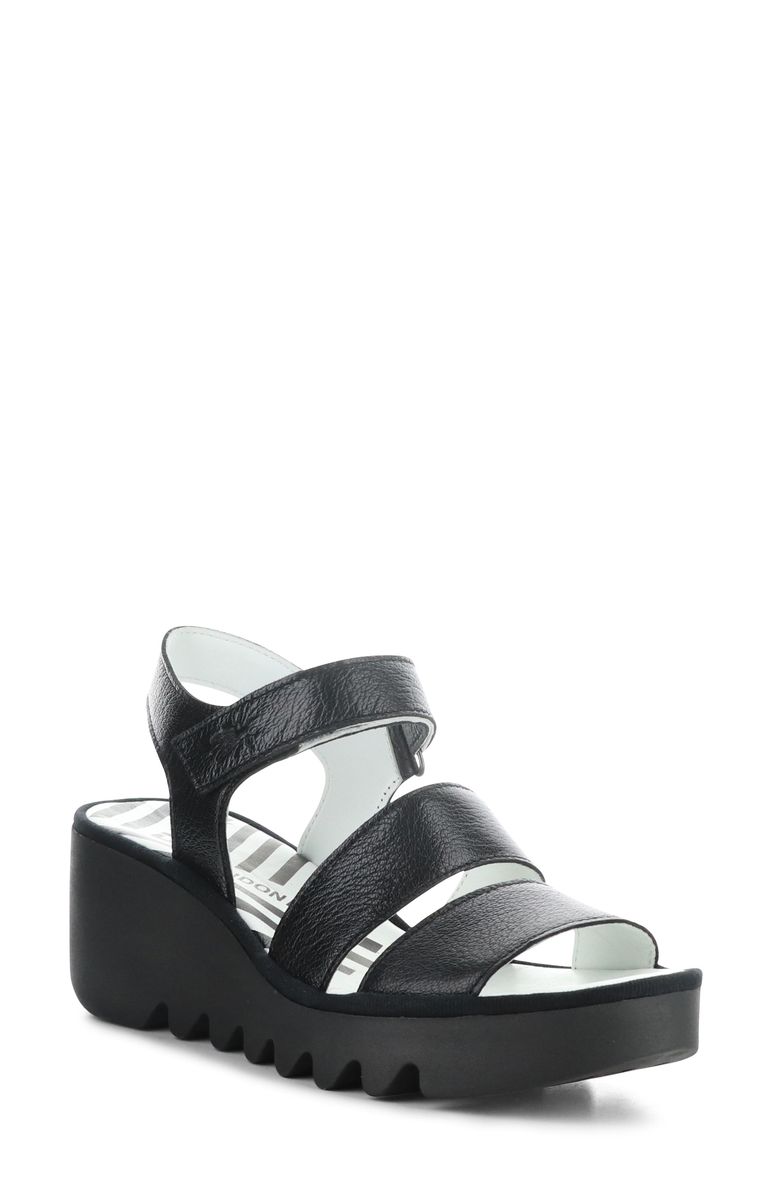 Fly London Bexy Platform Wedge Sandal