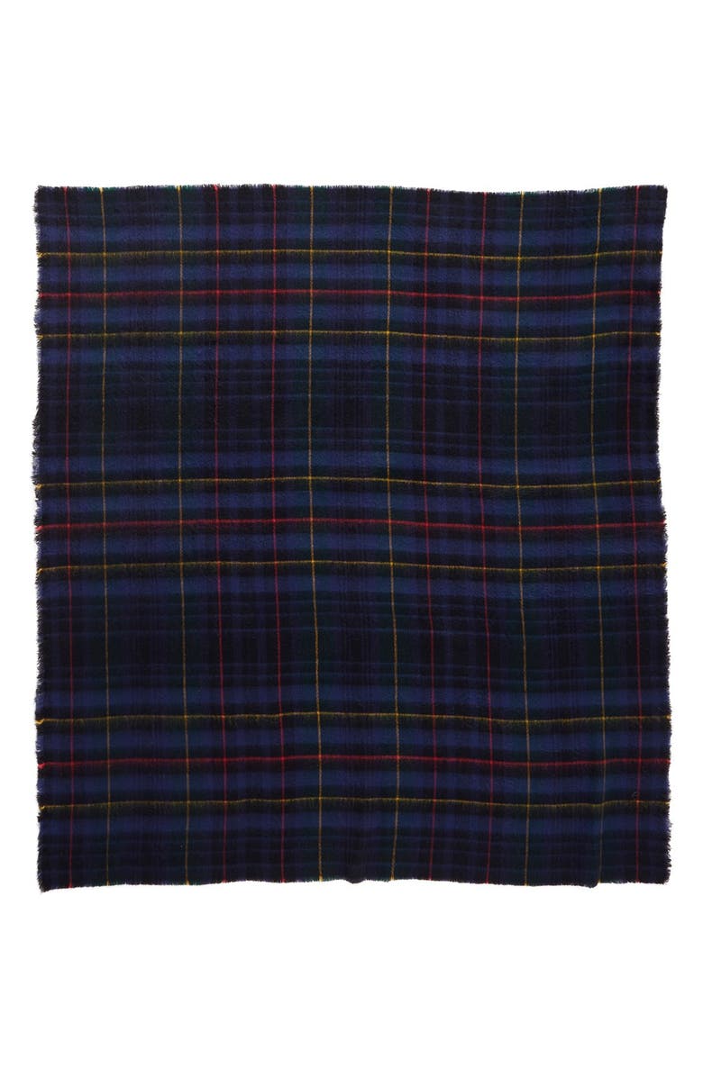 Shiraleah 'Anya' Plaid Oversize Square Scarf, Alternate, color, 