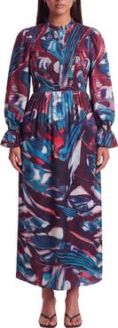 Celina Moon Aurnia Smocked Maxi Dress