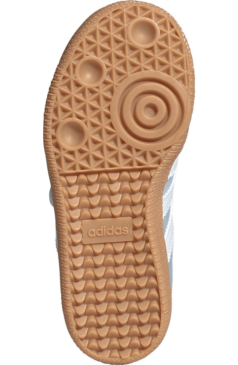 adidas x Disney Alice in Wonderland Samba Jane Sneaker, Alternate, color, Crystal Sky/ White/ Gum