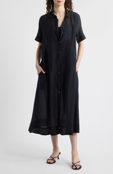 Cotton & Silk Shirtdress