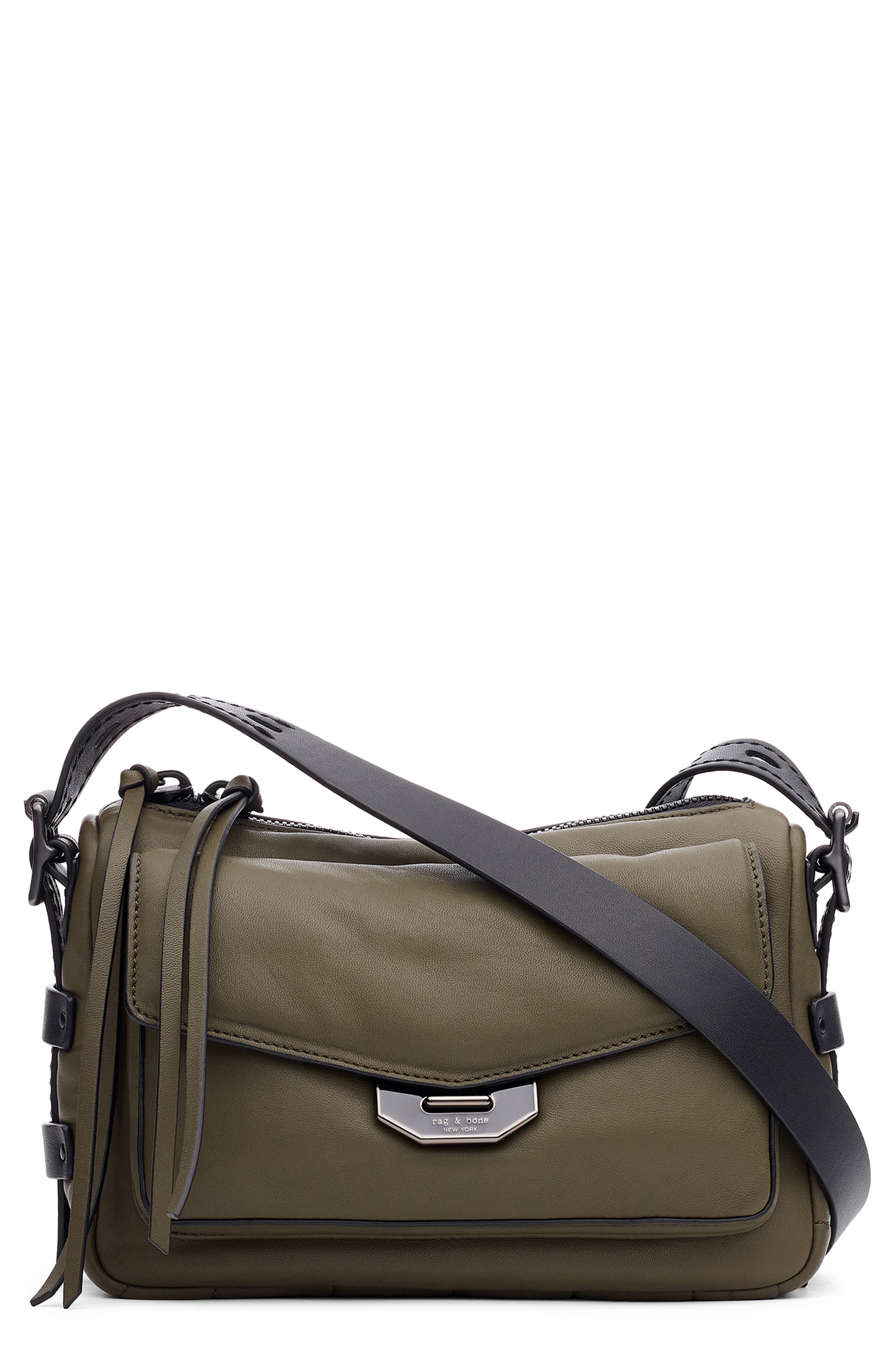 rag & bone Small Leather Field Messenger Bag (Women) | Nordstromrack