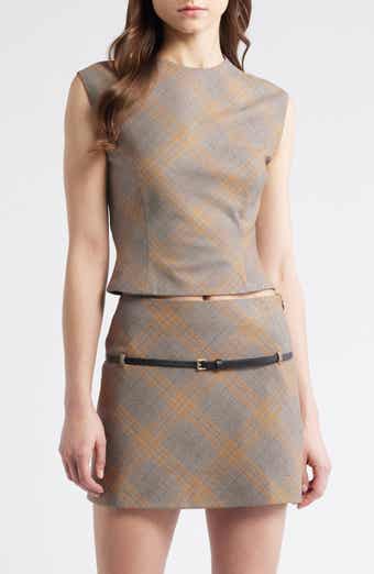 MANGO Melo Plaid Top