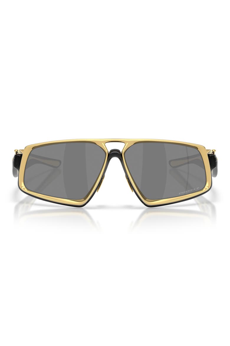 Massillon 61mm Polarized Rectangle Sunglasses, Main, color, BLACK INK / PRIZM BLACK
