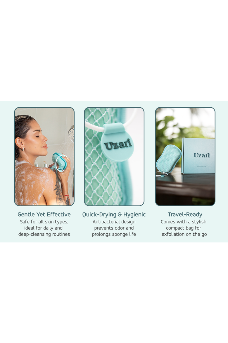 U-scrub Exfoliator, Alternate, color, Blue