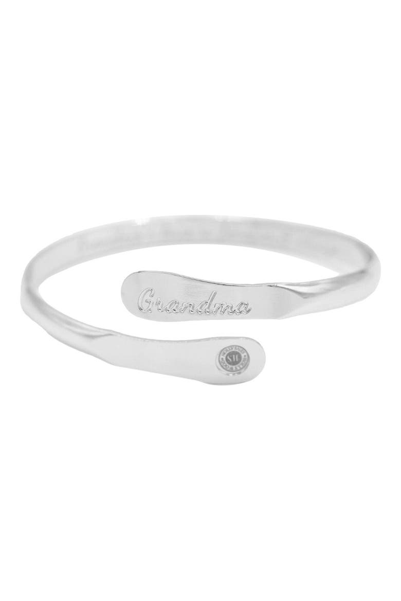 Grandma Bracelet Engraved, Alternate, color, Silver