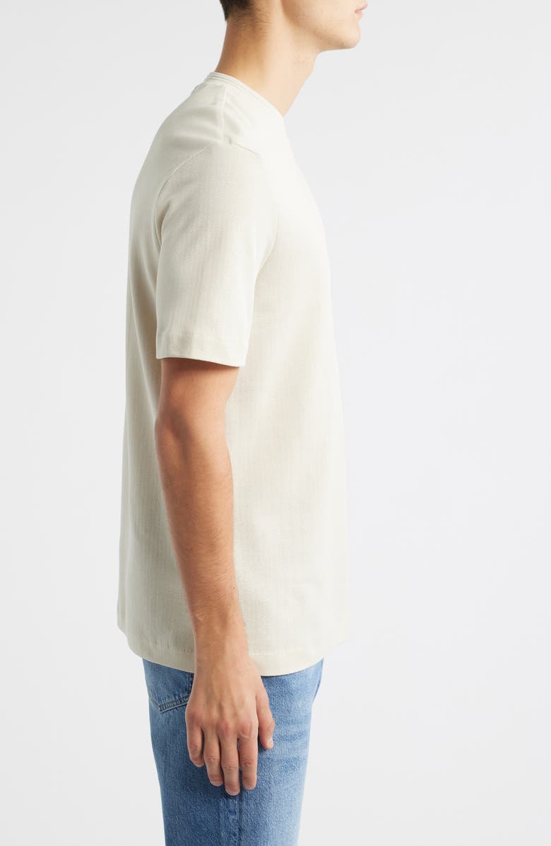 BOSS Thompson Cotton T-Shirt, Alternate, color, Open White