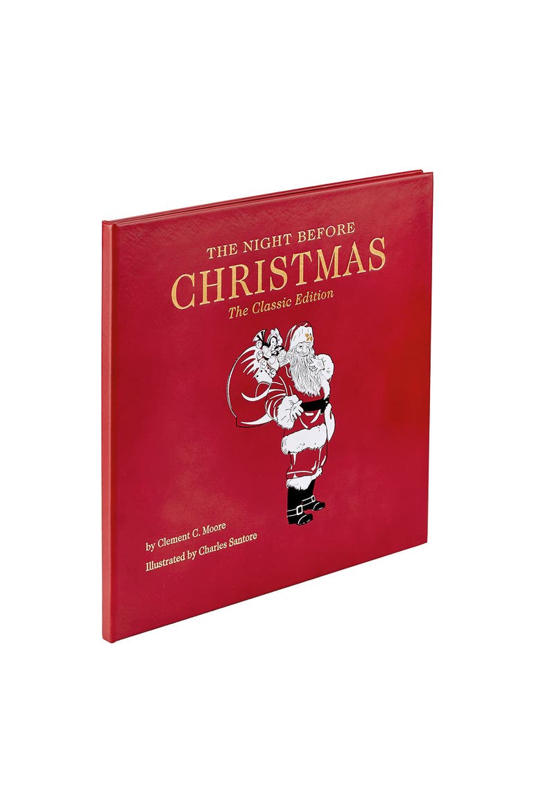 The Night Before Christmas Leather Edition, Alternate, color, Red