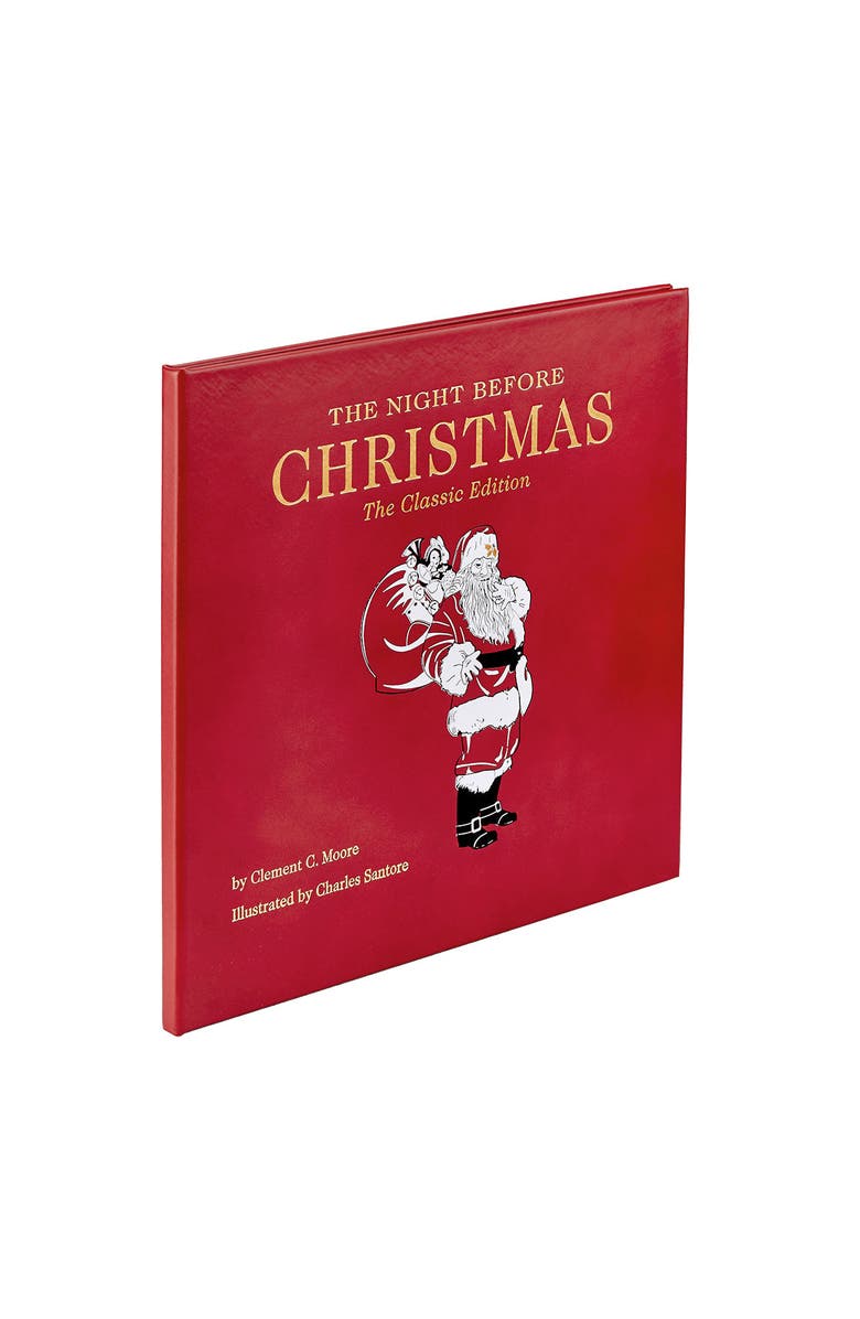 Graphic Image The Night Before Christmas Leather Edition, Alternate, color, Red
