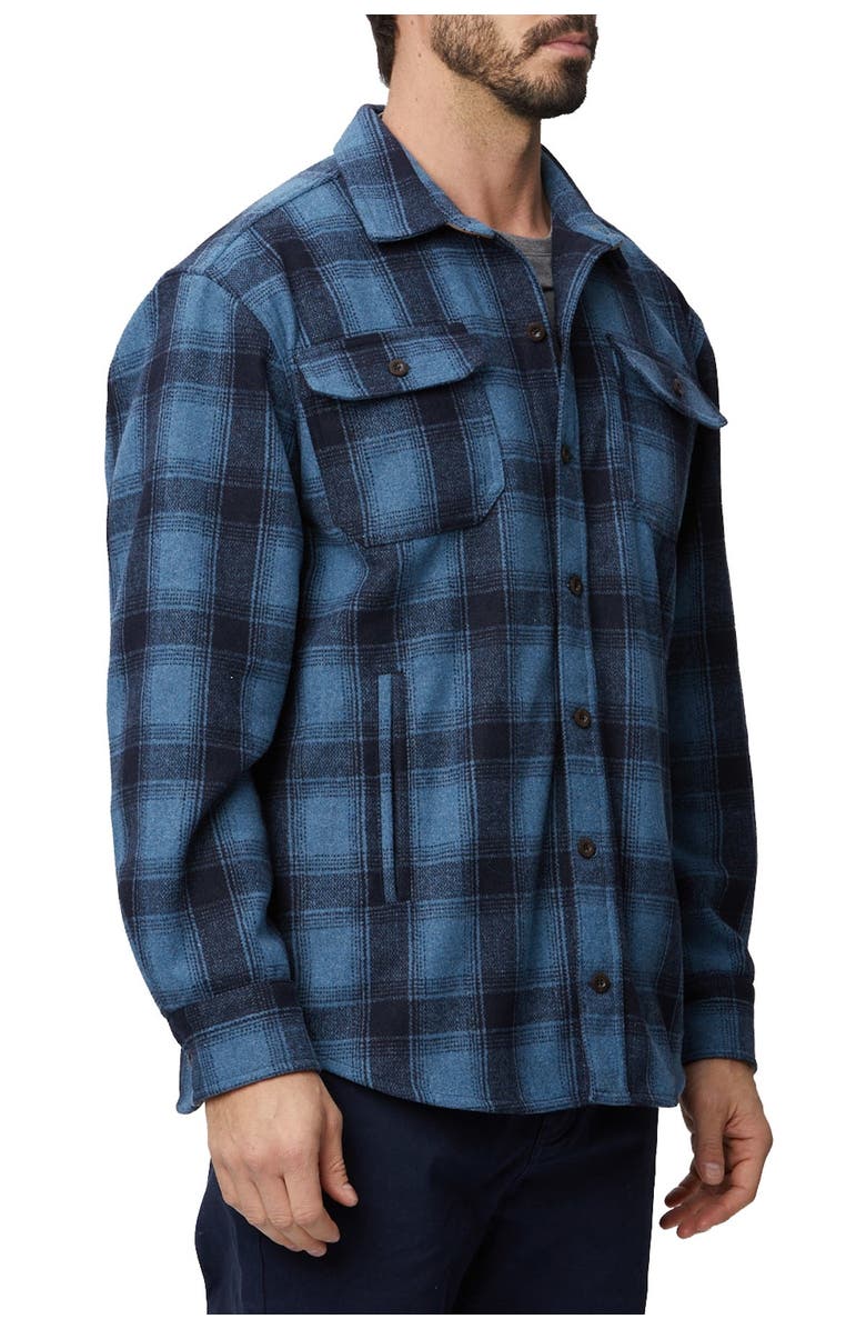 Rainforest Wool Blend Plaid Shirt Jacket, Alternate, color, 