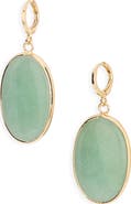 NORDSTROM RACK Semiprecious Oval Drop Earrings