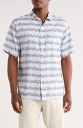 Tommy Bahama Tropical Drinks Short Sleeve Button-Up Shirt