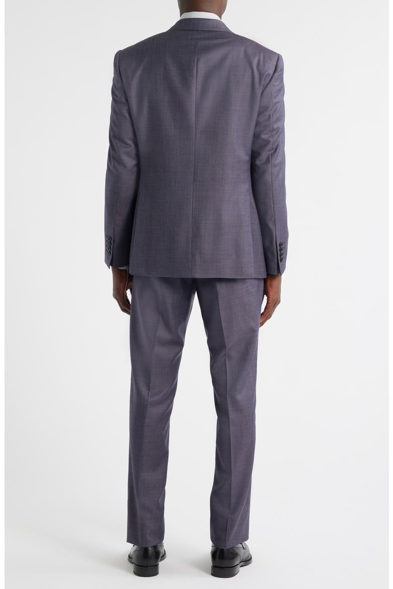 G-Line Slim Fit Purple Microcheck Wool Suit, Alternate, color, FANCY PURPLE