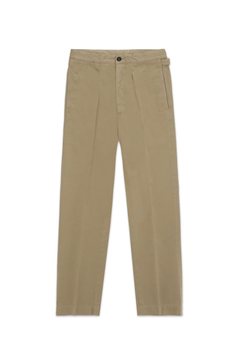 Oklahoma Herringbone Trousers, Main, color, Beige