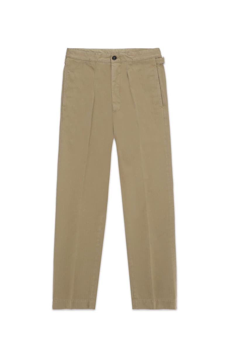Fortela Oklahoma Herringbone Trousers, Main, color, Beige