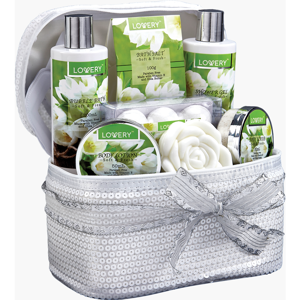 Lovery White Jasmine 14-piece Bath And Body Gift Set