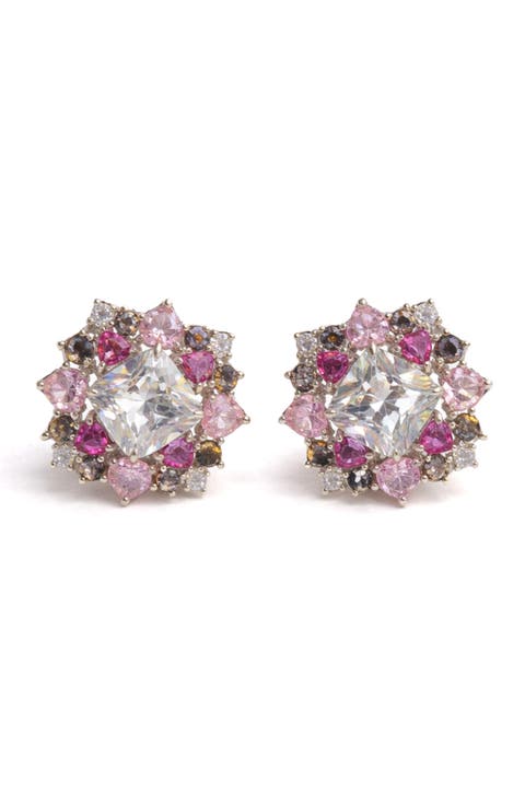 Cubic Zirconia Stud Earrings
