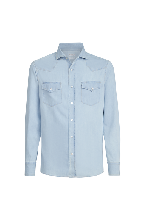 Lightweight denim shirt