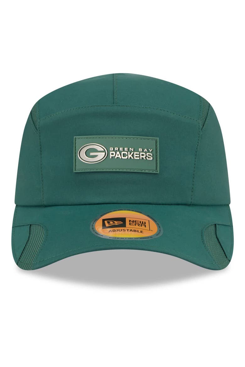 Men's New Era Green Green Bay Packers 2025 Sideline  Runner Adjustable Hat, Alternate, color, Green