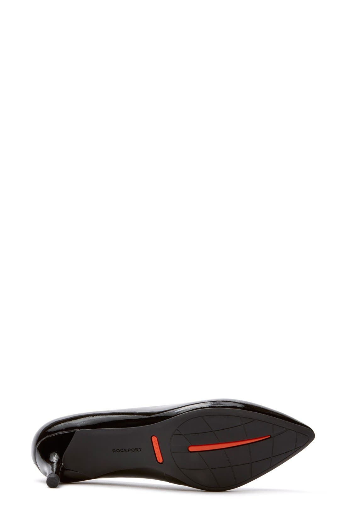 Total Motion Kalila Kitten Heel Pump, Alternate, color, BLACK PATENT LEATHER