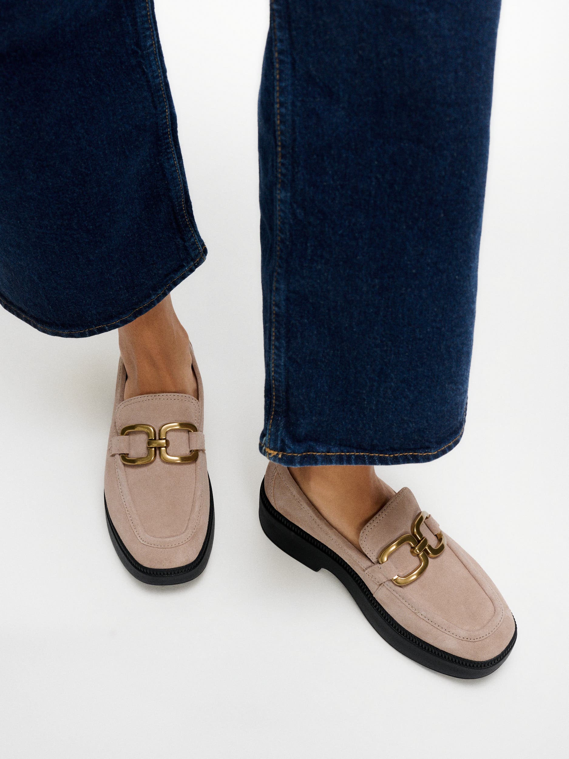 FitFlop F Luma Square Chain Loafers, Alternate, color, Classic Beige