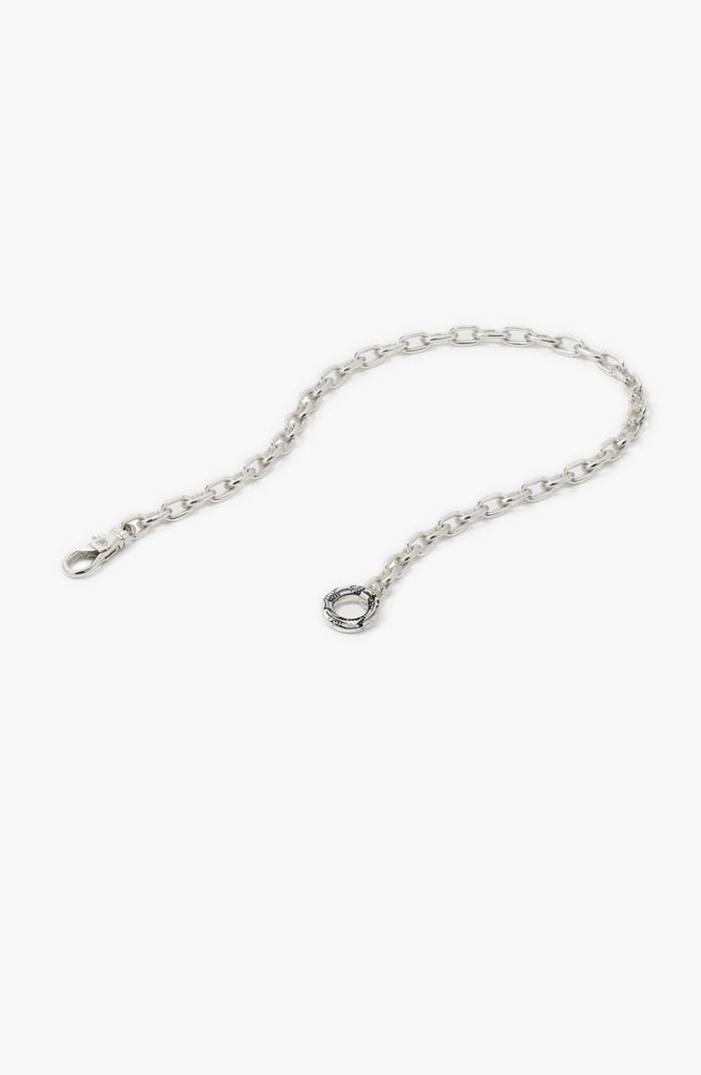 YOJ Ring X-Large Necklace In Silver, Alternate, color, Silver