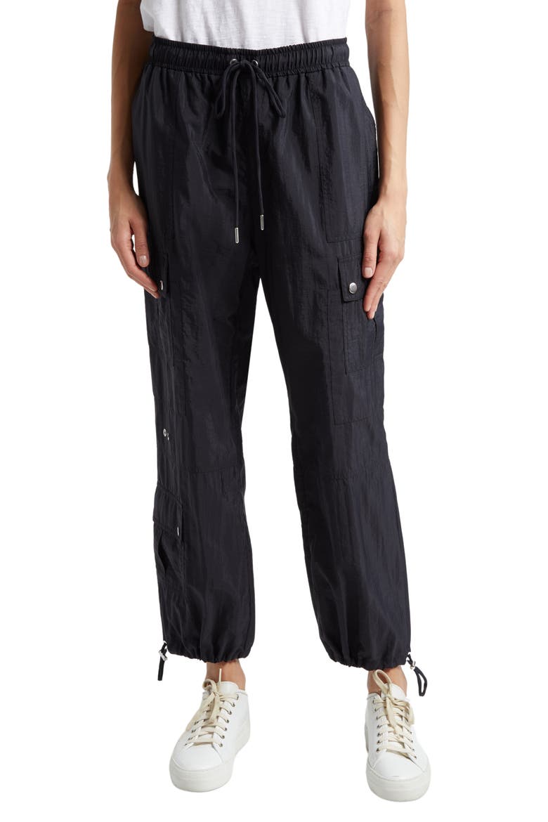 Nitsan Parachute Pants, Main, color, BLACK