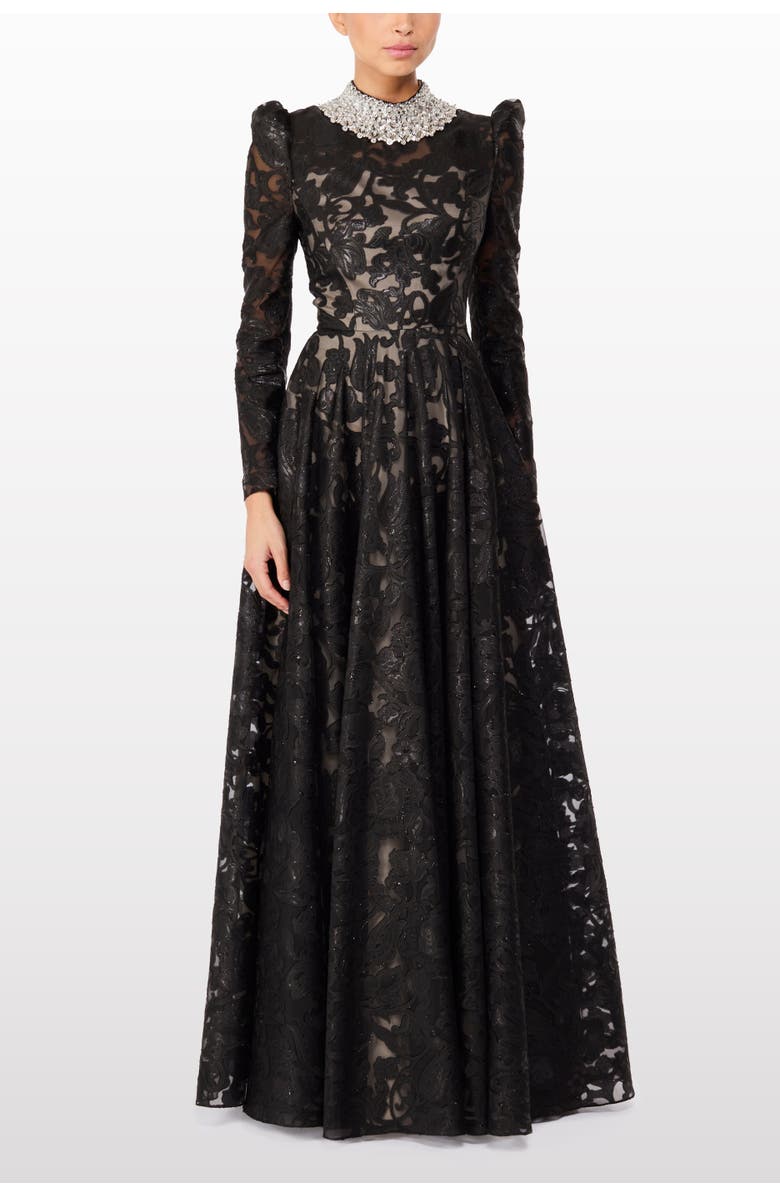 Jenny Packham Orion Crystal-embellished Gown, Alternate, color,