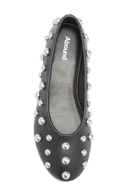 Abound Susie Studded Flat In Black