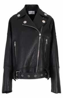 Rebecca Minkoff Stevie Leather Moto Jacket