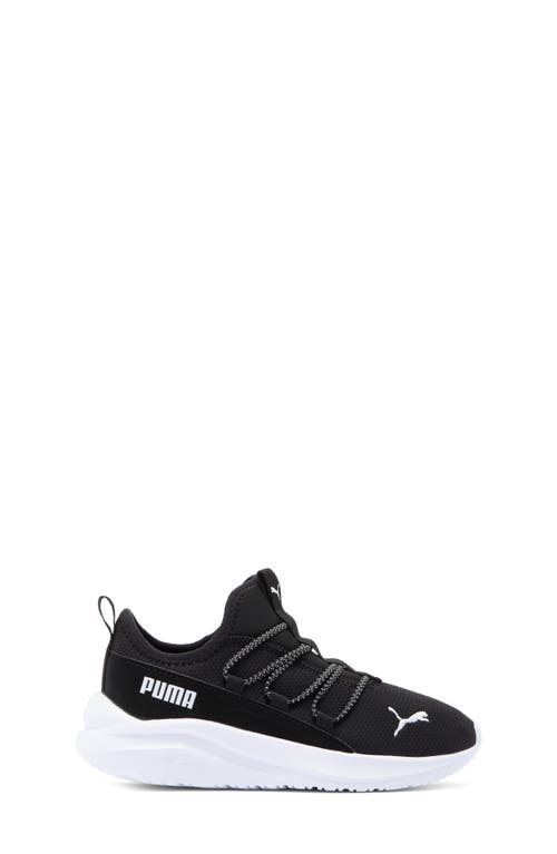Puma Kids' Softride One4all Slip-on Sneaker In  Black- White
