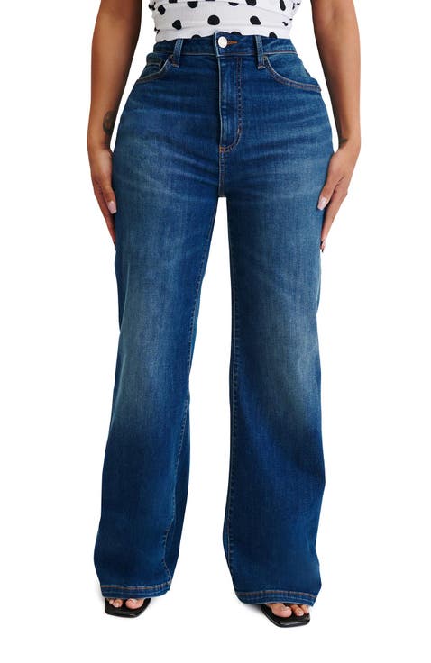 Women's Curvy Stretch Wide Jean