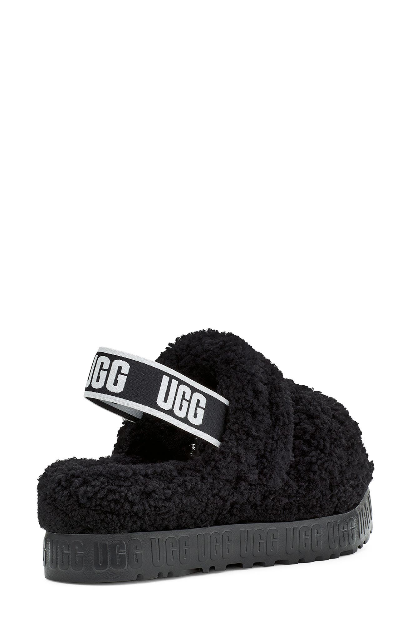 UGG<sup>®</sup> Oh Fluffita Genuine Shearling Slingback Sandal, Alternate, color, 