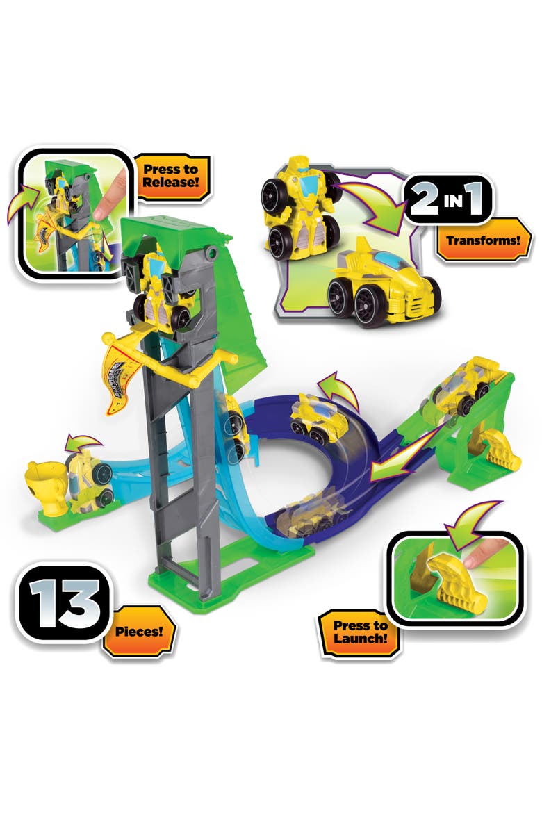 High Speed Racerbot Vertical Launcher Track, Alternate, color, Green