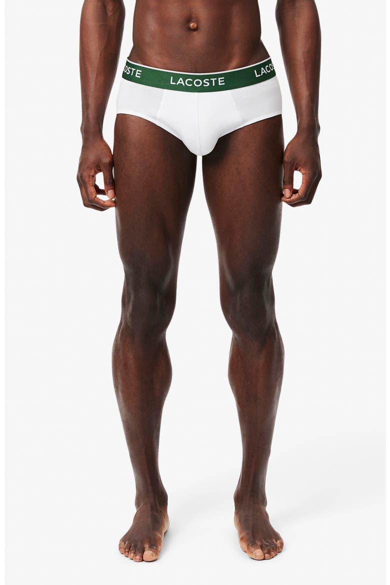 Core Essentials Assorted 3-Pack Stretch Cotton Briefs, Alternate, color, BLACK/ WHITE/ SILVER CHINE
