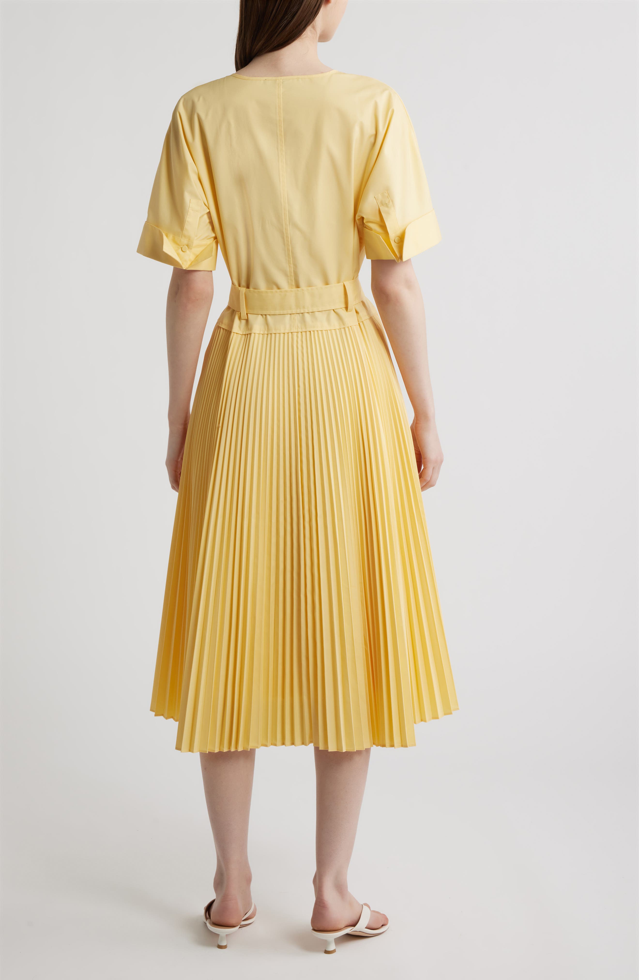 Loretta Pleated Midi Dress - image 2
