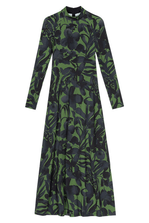 Speculus Turtleneck Jersey Maxi Dress