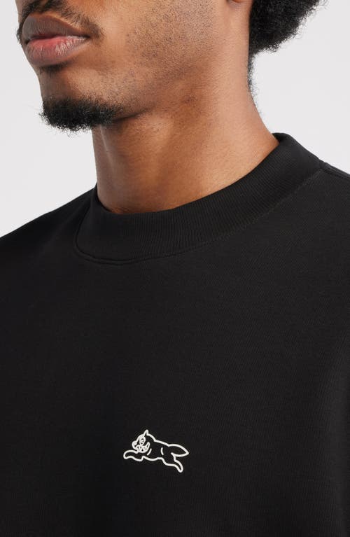 Icecream Outline Graphic Oversize T-shirt In Black