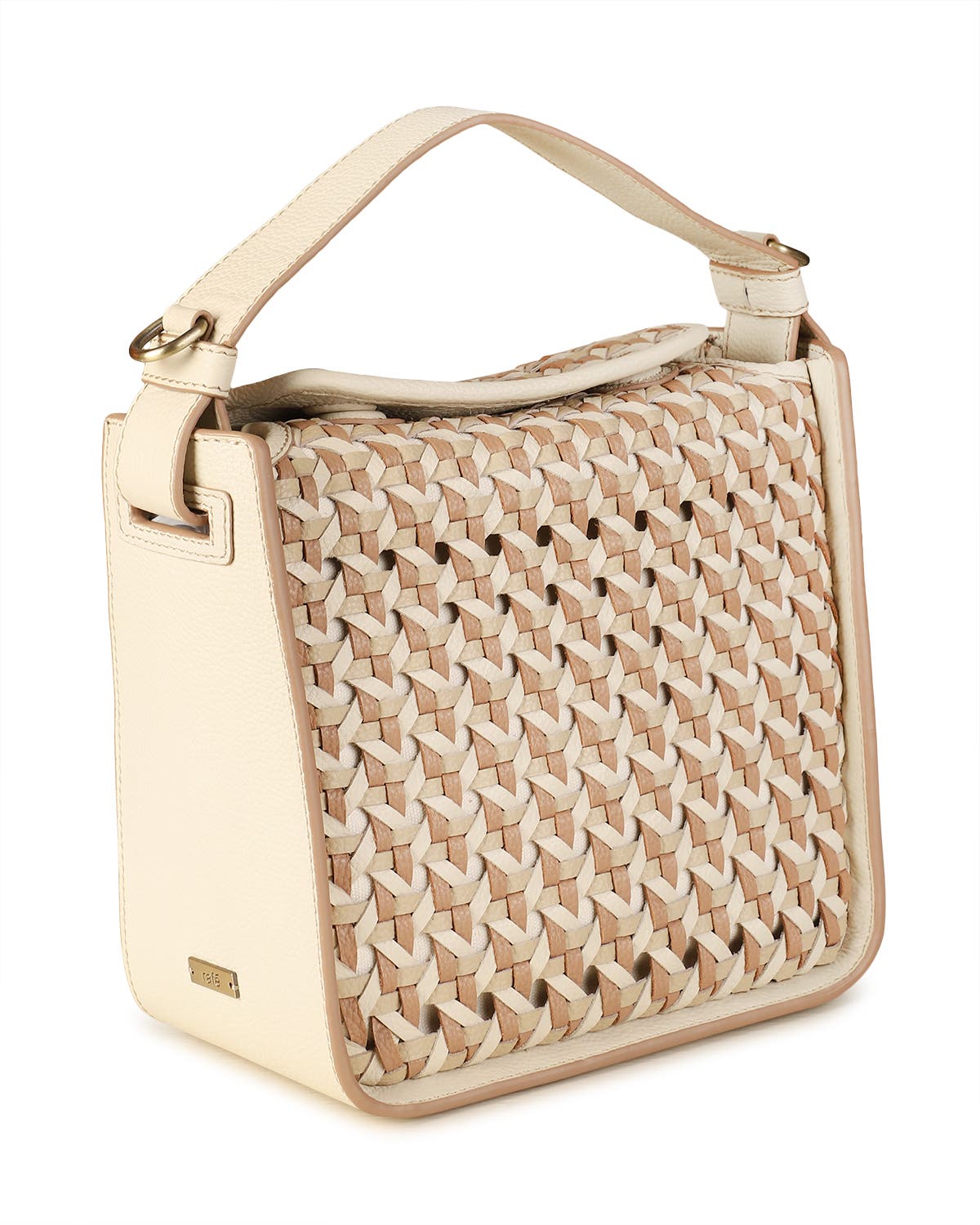 Rafe New York Megan Top Handle, Alternate, color, Off White