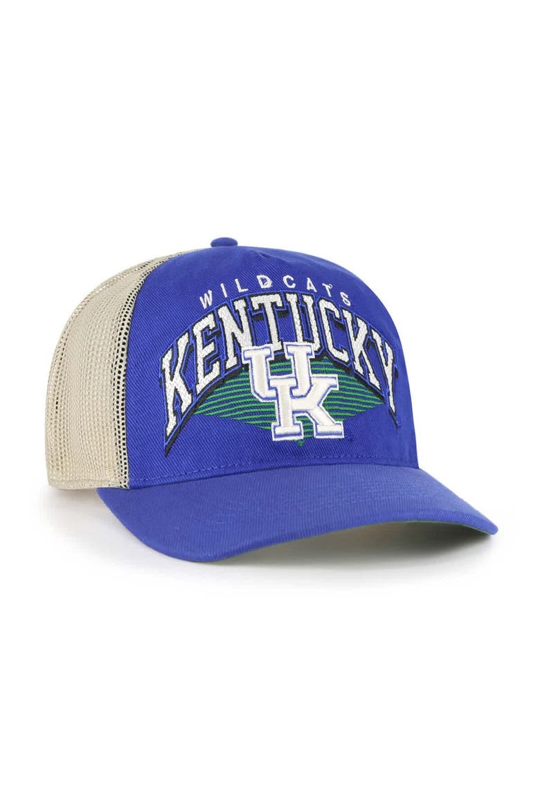 Men's '47  Royal Kentucky Wildcats Pomona Mesh Hitch Adjustable Trucker Hat, Alternate, color, Royal