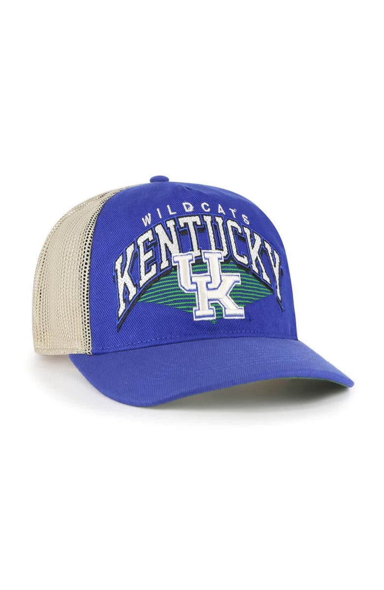 '47 Men's '47  Royal Kentucky Wildcats Pomona Mesh Hitch Adjustable Trucker Hat, Alternate, color, Royal