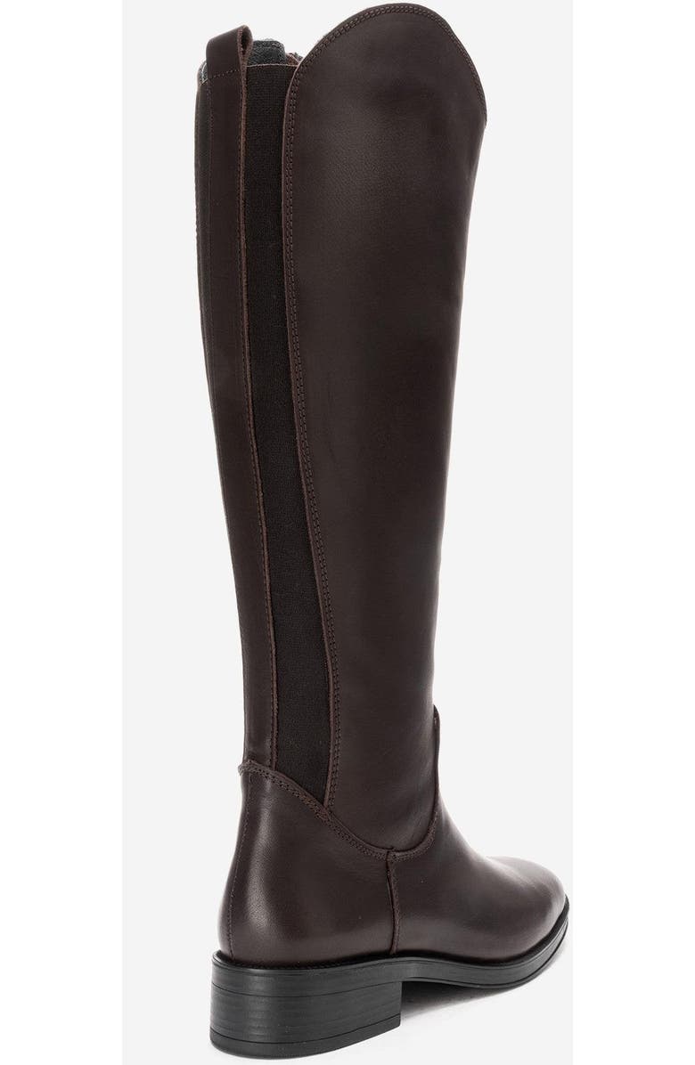 Forever & Always Shoes Ruiz Leather Knee High Boot, Alternate, color, Brown