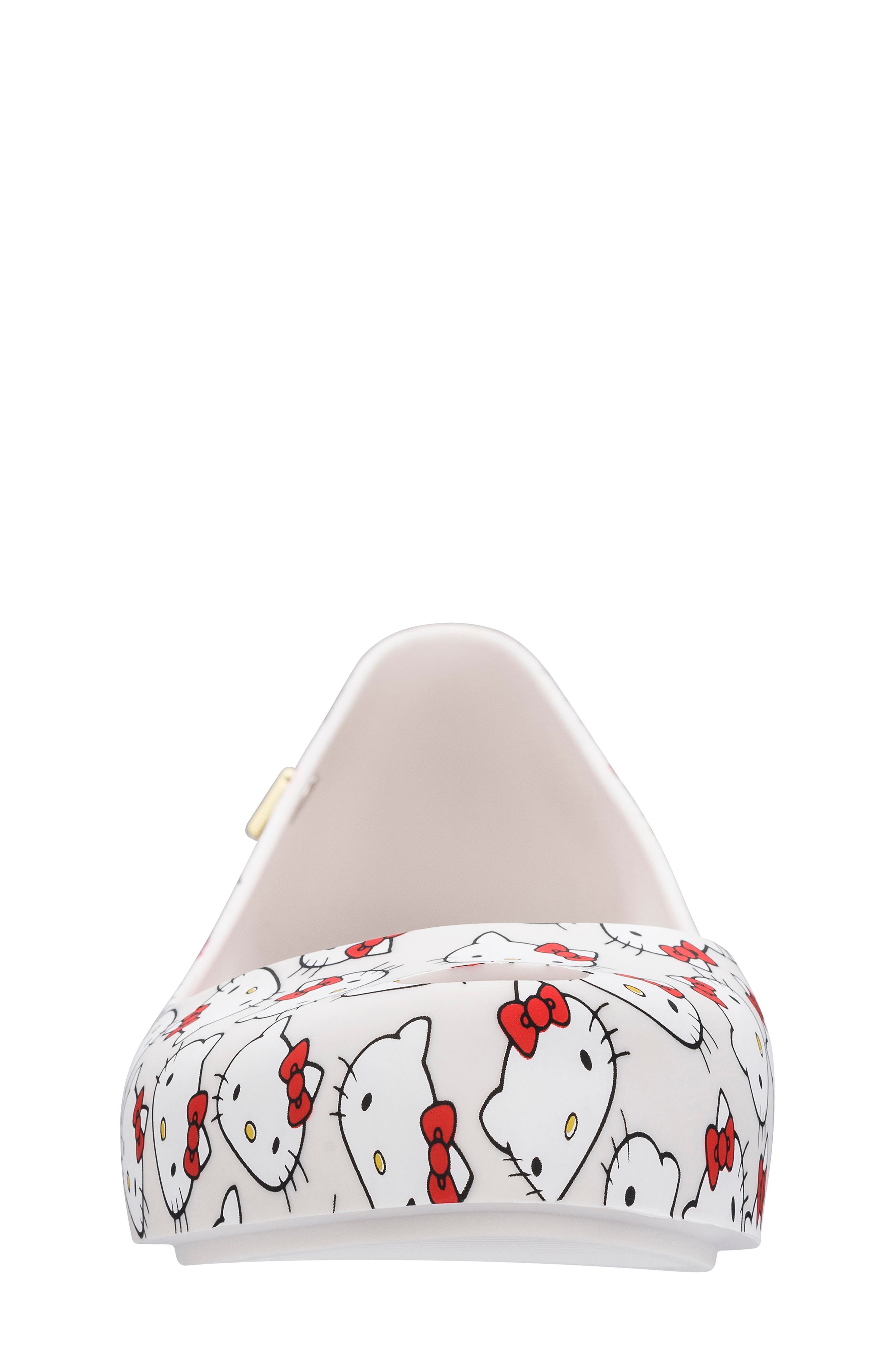 Mel by Melissa x Hello Kitty Ultragirl Flat, Alternate, color, 