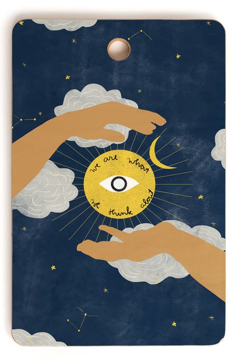 We Are What We Think About by Alja Horvat Cutting Board