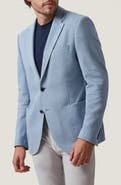 34 Heritage Matteo Pale Blue Piqué Sport Coat