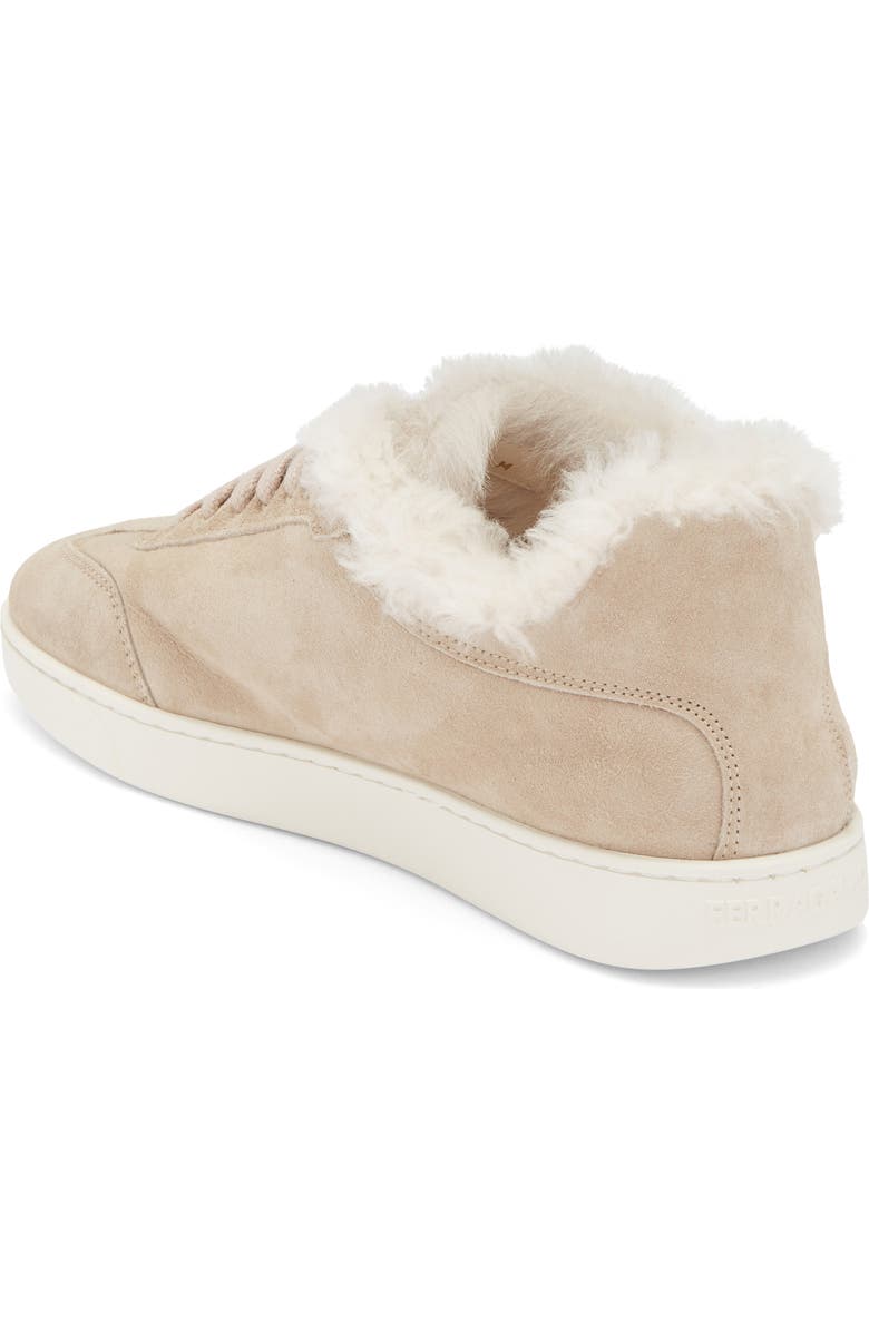 FERRAGAMO Thea Low Top Sneaker, Alternate, color, Merinillo Velour Do Mascarpone