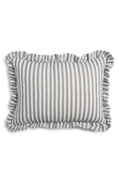 Stripe Linen Accent Pillow